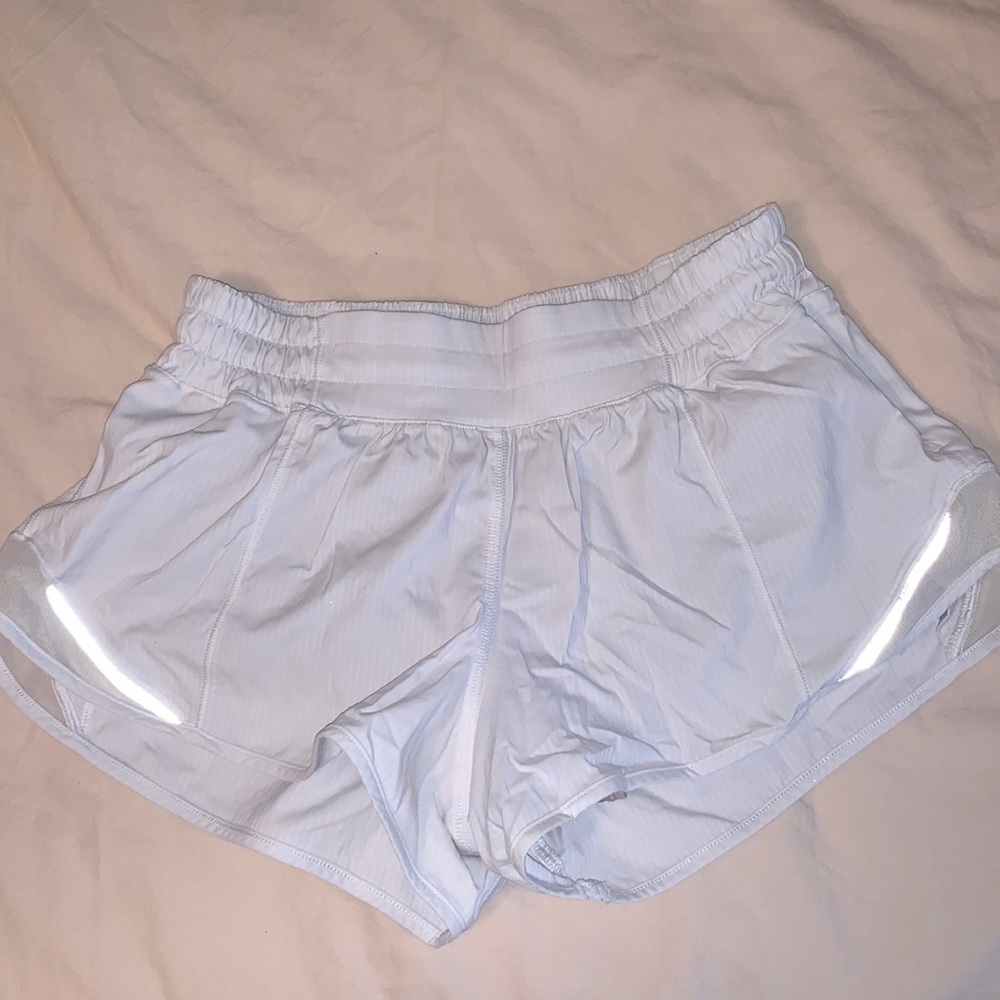Lululemon white shorts size 4 (run small)